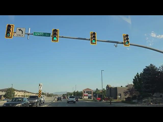 Summer Evening Driving in South Jordan, Riverton, Draper Utah