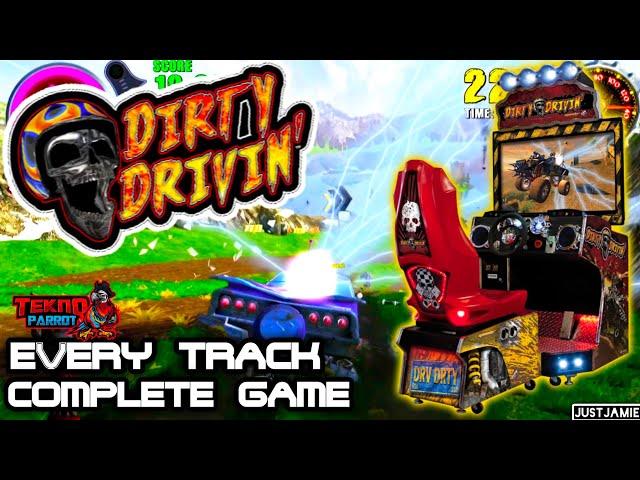 Dirty Drivin'  Arcade Raw Thrills 2011  Longplay #dirtydrivin #arcadegames #teknoparrot