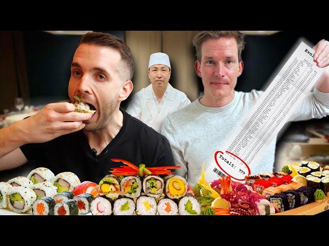 Hur hög nota kan vi få på en sushirestaurang?