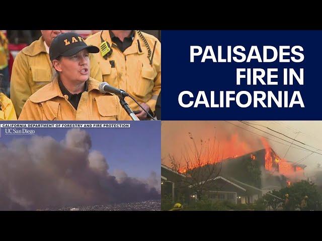 Latest: Palisades Fire burns out of control in California