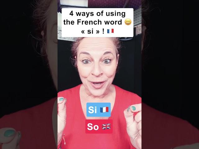 4 ways of using “si” in French 