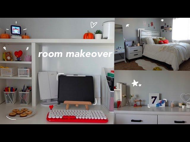 room makeover + tour ️| aesthetic, minimal, pinterest inspired