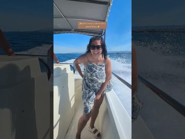 DO NOT WEAR A DRESS ON A SPEED BOAT| ISLAND HOPPING IN ZADAR| TRAVEL