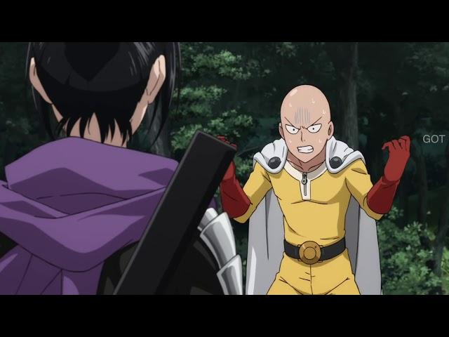 Saitama vs Sonic - English Dub (Both Fights)