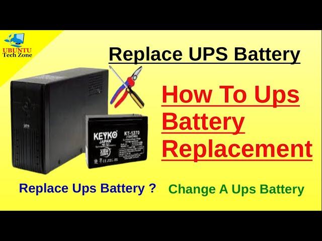 How to Change a UPS Battery | UPS Battery Replacement | HOW TO REPLACE UPS BATTERY ?