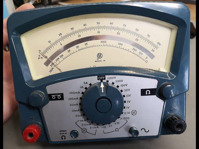 AVO Meter Multimeter Model 16 test repair Teardown