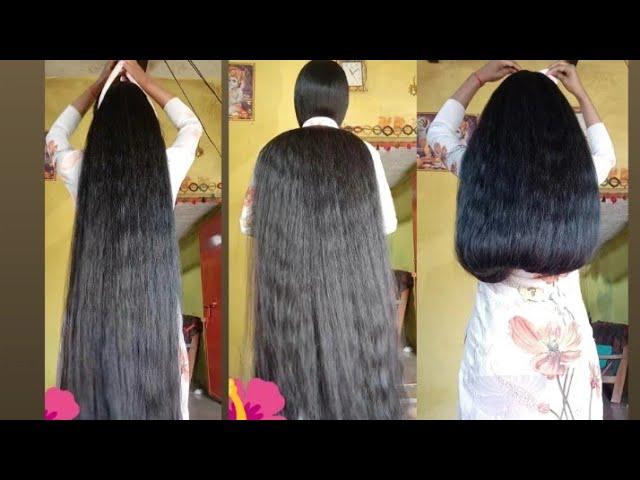 thick heavy long hair combing and hair style #longhair #hair #hairstyle #trending #yt #viral