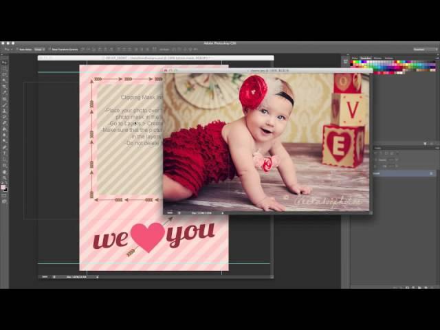 Photoshop Tutorial - How to create a clipping mask in Photoshop