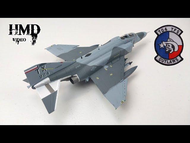 McDonnell Douglas F-4E Phantom II USAF 704th TFS, Gunsmoke, Hobby Master HA19028 1:72 Diecast Model