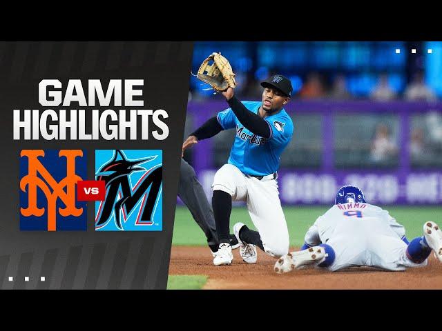 Mets vs. Marlins Game Highlights (7/21/24) | MLB Highlights