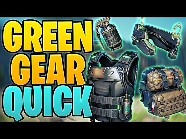 Ultimate Green Gear Guide | Armor, Backpack, Grenades | The Cycle Frontier