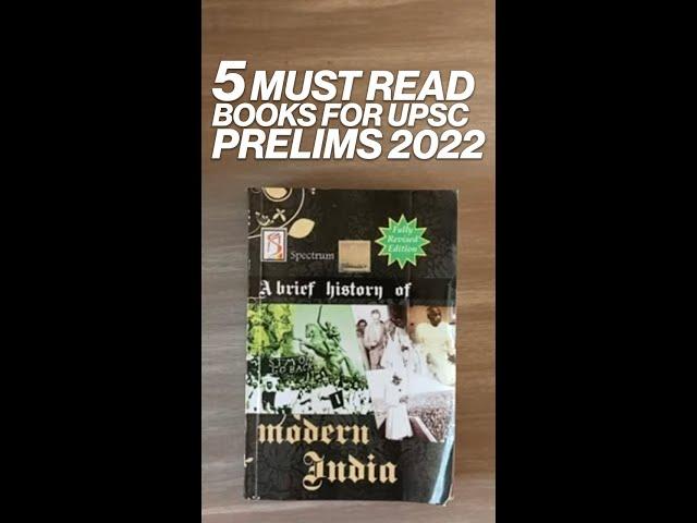 5 Must Read Books for Prelims 2022