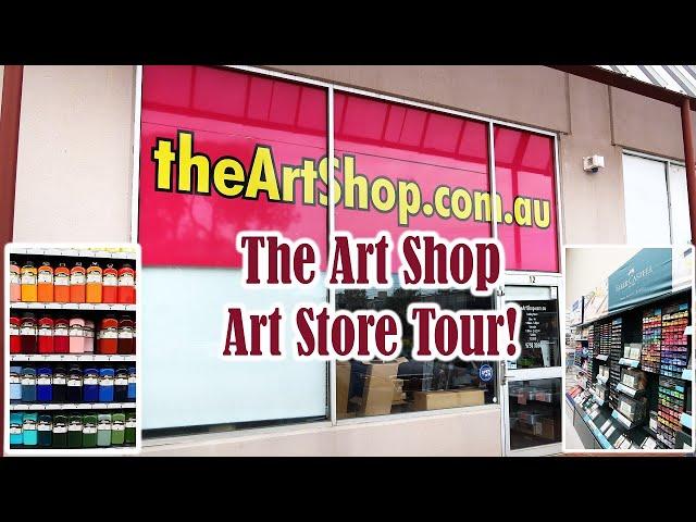 Art Store Tour: The Art Shop! A Detailed Walk Through of All of The Art Supplies. It's A BIG Shop!