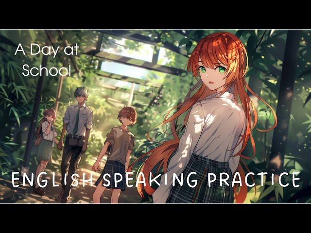 Easy English Speaking – A Day at School – Everyday English conversations