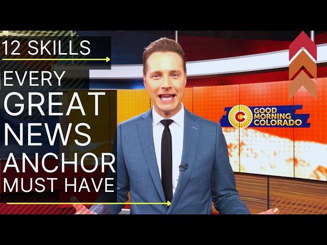 Top 12 Skills Every GREAT News Anchor Must Have | News Anchor Tips | Covering Breaking News