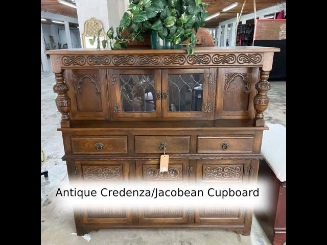 Antique Credenza/Jacobean Cupboard