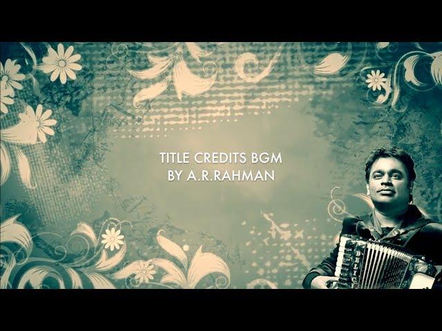 Title Credits BGM |  Compilation of #Top50 #ARRahman Movie Titles | #Nostalgia