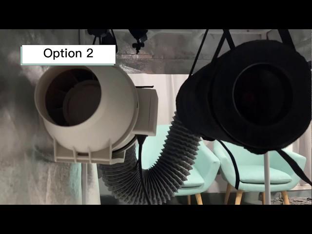 How to Set up Carbon Filter and Inline Fan in Grow Tent | Different Methods to Install Carbon Filter