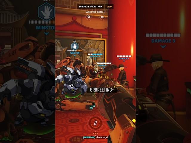 Funny Winston and Pharah interaction - Overwatch 2