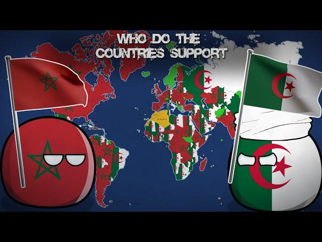 WHO DO THE COUNTRIES SUPPORT? Morocco or Algeria?  Alternative Mapping P27