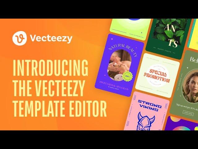 Introducing the Vecteezy Template Editor | Create stunning graphic designs with free templates