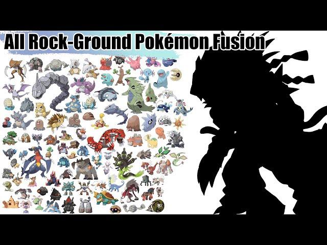 WORLD RECORDS : All 139 Rock & Ground Type Pokémon Fusion by Region (Gen 1 - Gen 8) | Max S