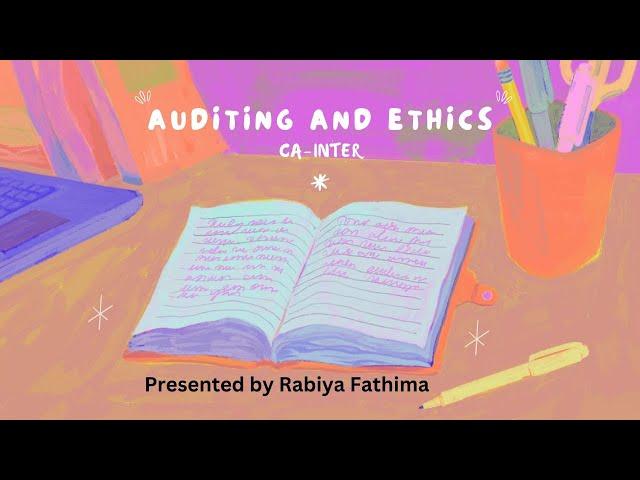 Chapter-1 Nature,Objective &Scope of audit (Pt-7)| Auditing & Ethics|CA-INTER@Rabiyafathima2023