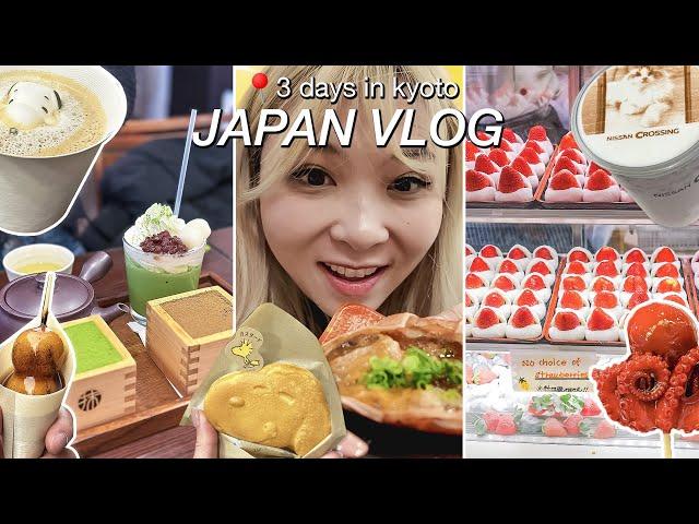 explore kyoto with me!  MUST TRY FOODS in japan