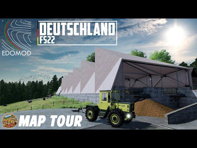 Deutschland FS22 | by EDOMOD | Farming Simulator 22 | NEW MAP! (PC ONLY)