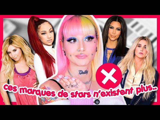 la FIN des marques de stars ?! 6 marques makeup de célébrités fermées (Ashley Tisdale, BhadBhabie..)