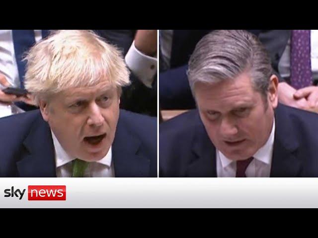 Dramatic moments at Prime Minister's Questions