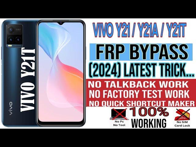 Vivo y21 y21a y21t frp bypass latest update / Vivo Y21T Frp Bypass Android 13 New Method 2024