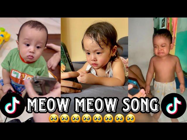 Meow Meow Meow Meow Song TikTok Babies Sad Video Compilation | Meow Meow Meow Sad TikTok Compilation