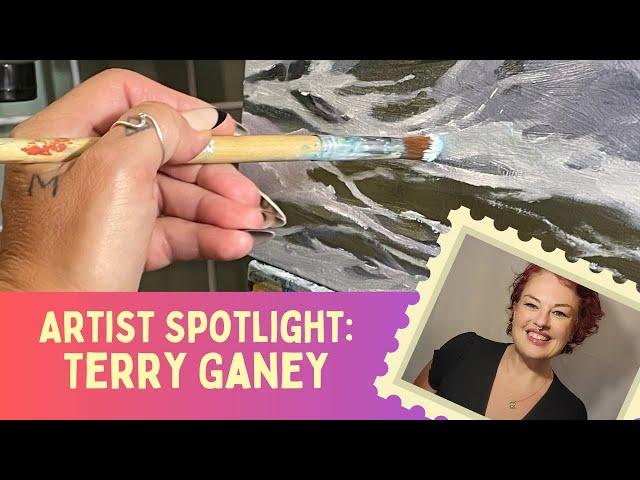 Artist Spotlight; Terry Ganey at theArtWorks Art Gallery and Arts Complex, Downtown Wilmington NC