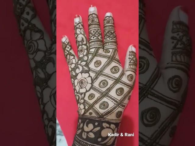 Simple back mehndi design ️ #shots #mehndi #youtube