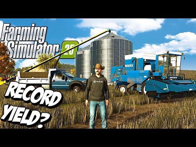 I Found a Way to Make a Record Harvest on Grandpa's Minnesota Ford Farm | Farming Simulator 25
