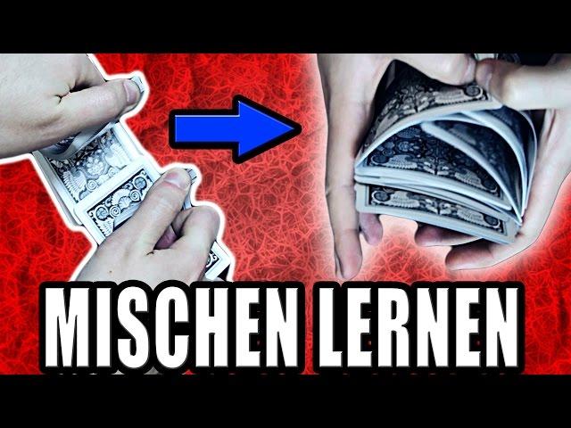 RIFFLE SHUFFLE + BRIDGE - KARTEN MISCHEN LERNEN FÜR TRICKS - #2 Zauberei-Basics