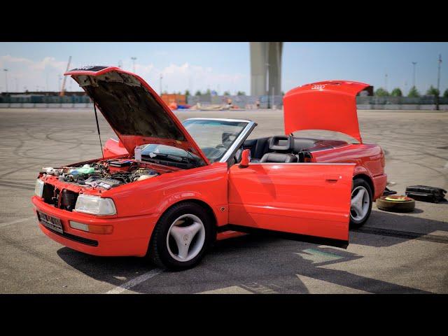 Легендарная AUDI CABRIOLET — Яркая жизнь, Яркий финал !