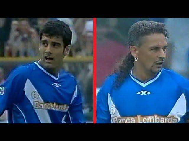 Guardiola (32) & Roberto Baggio (36) vs AC Milan (Home) - 10/05/2003