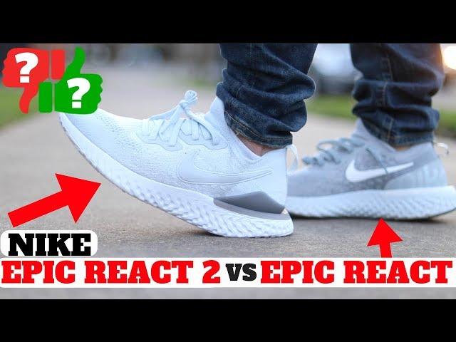 NOT Worth Buying? Nike EPIC REACT FLYKNIT 2 vs Epic React REVIEW