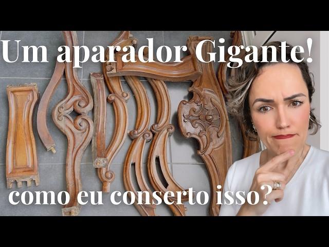 Do lixo ao Luxo: Recuperando um Aparador GIGANTE  e cheio de problemas!