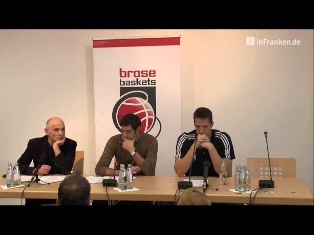 Brose Baskets Bamberg vor dem Spiel gegen Strasbourg