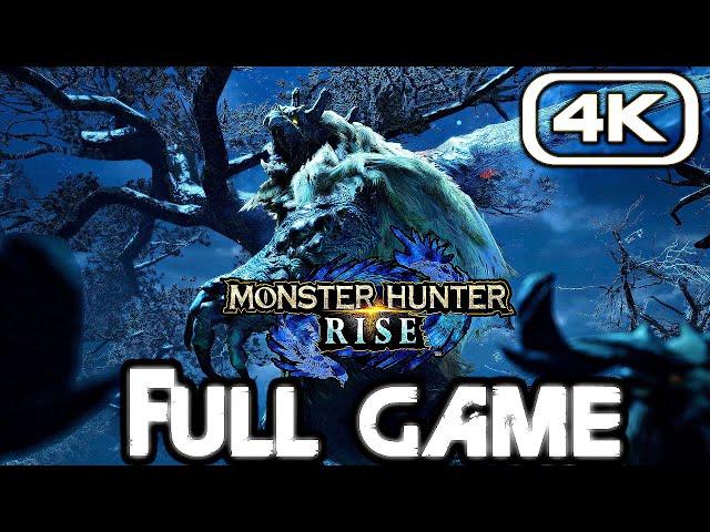 MONSTER HUNTER RISE Gameplay Walkthrough FULL GAME (4K 60FPS) No Commentary