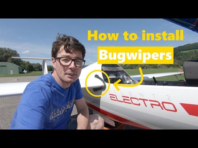 How to install Laminar Aerotec (former BWS Pirker and Storka) bugwipers on a Silent 2 Electro