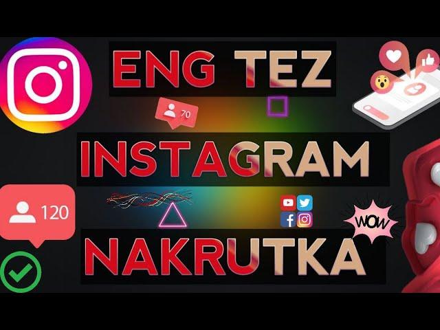 instagramga bepul follow ko'paytirish 2023