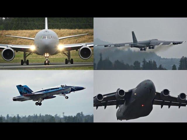 Monday Military Departures - Abbotsford Airshow 2024