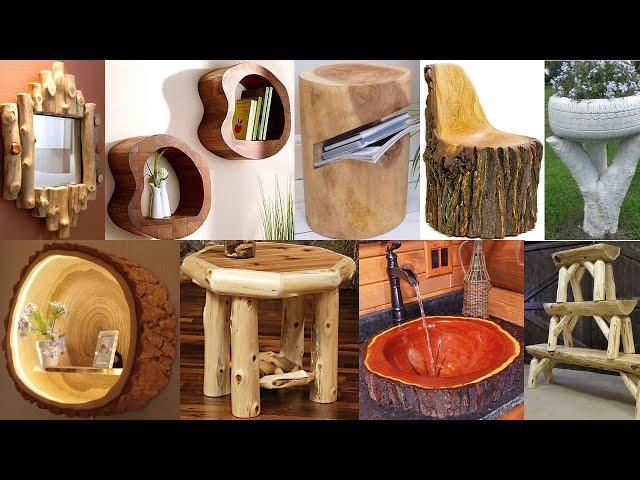 Inspiring Wood Log Furniture Ideas for Your Home Decor  Unique and Creative Designs