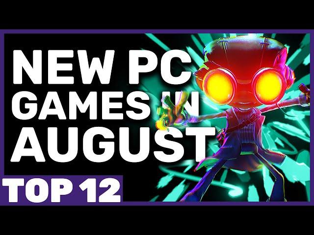 Top 12 New PC Games For August 2021