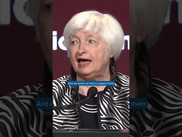 Treasury Secretary Janet Yellen: "America is strongest when we engage with the world"