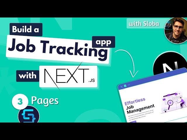 Build a Job Tracking App with Next.js #3 Pages